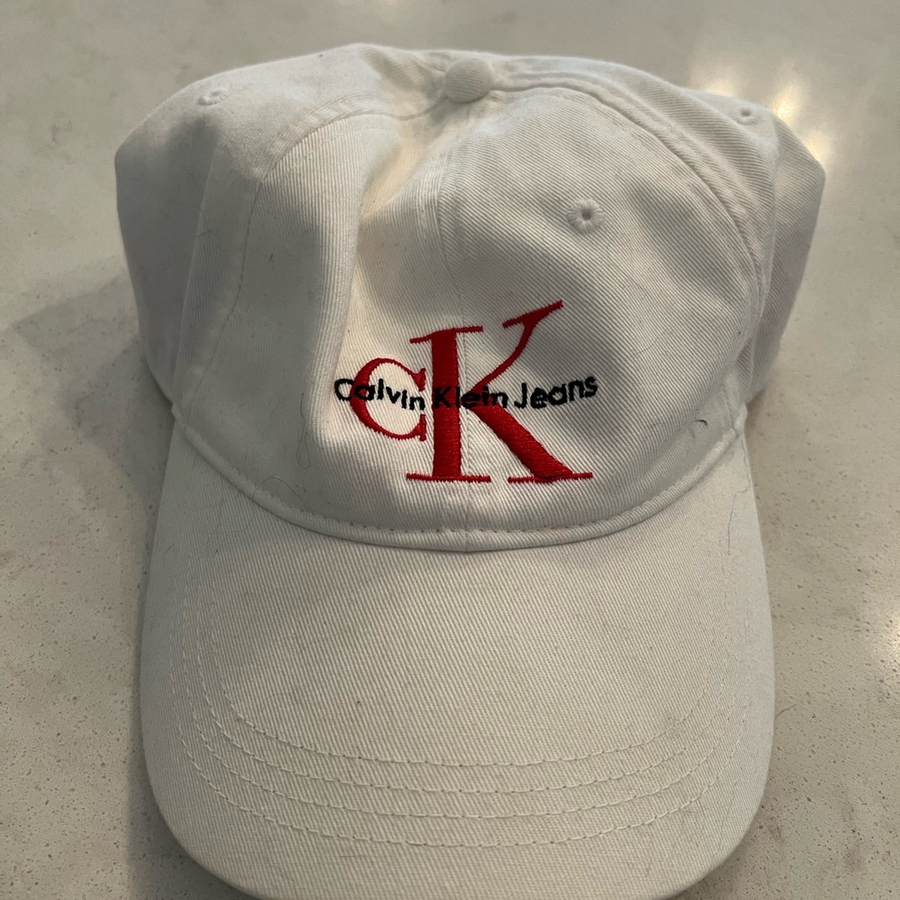 Calvin Klein White Cap